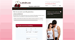 Desktop Screenshot of coeurs-a-prendre.com